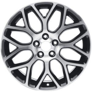 Platišče iz lahke zlitine 18" z 8 kraki, Y-dizajn, črn